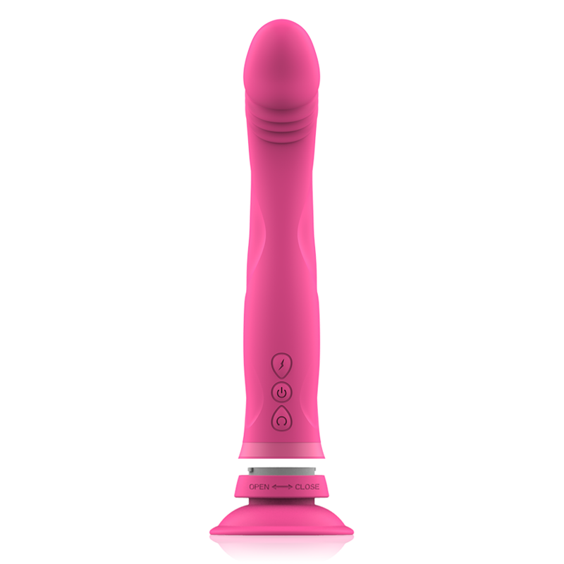 INTENSE - MICHELANGELO PINK SILICONE VIBRATING DILDO