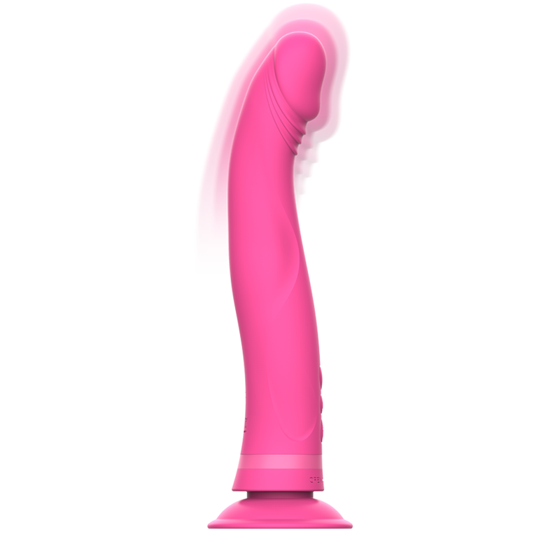 INTENSE - MICHELANGELO PINK SILICONE VIBRATING DILDO