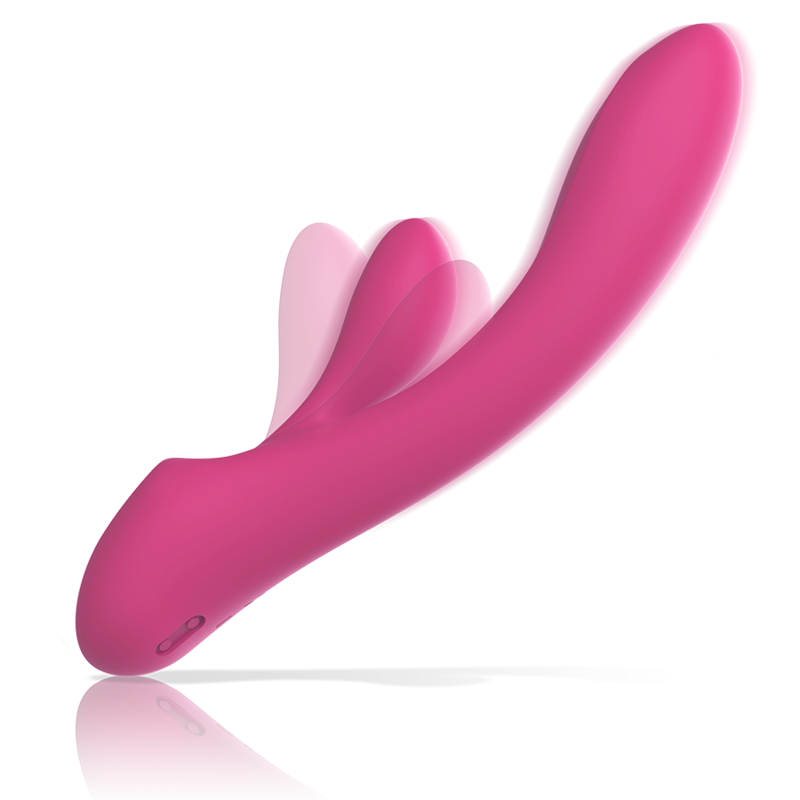 INTENSE - LUIGI RABBIT VIBRATOR PINK LIQUID SILICONE