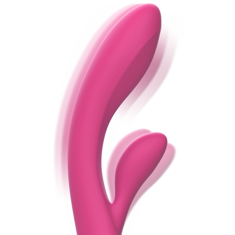 INTENSE - LUIGI RABBIT VIBRATOR PINK LIQUID SILICONE