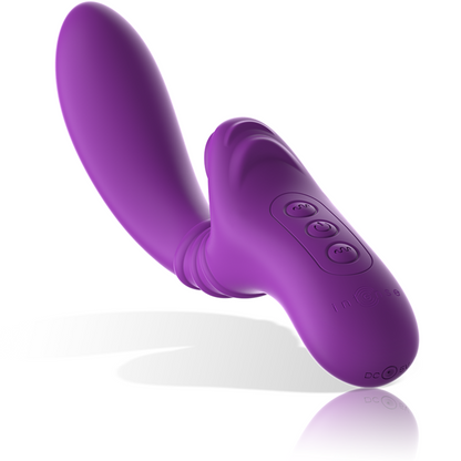 INTENSE - HARRY FLEXIBLE VIBRATOR WITH PURPLE TONGUE