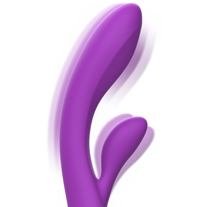 INTENSE - LUIGI VIBRATOR RABBIT LIQUID SILICONE PURPLE