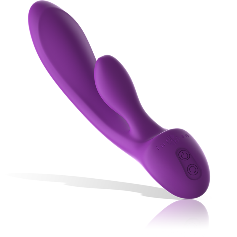 INTENSE - LUIGI VIBRATOR RABBIT LIQUID SILICONE PURPLE