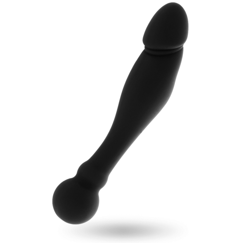 BLACK&amp;SILVER - KARL DILDO G-SPOT STIMULATOR 18 CM