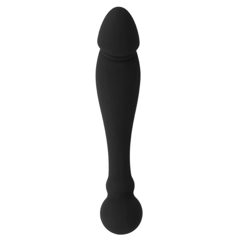 BLACK&amp;SILVER - KARL DILDO G-SPOT STIMULATOR 18 CM