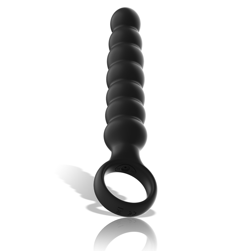 BLACK&amp;SILVER - BOB POWERFUL SILICONE ANAL DILATOR