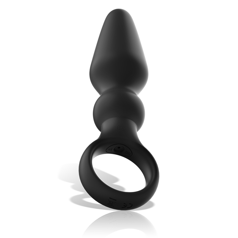 BLACK&amp;SILVER - OZZY POWERFUL SILICONE ANAL PLUG