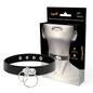 COQUETTE CHIC DESIRE - DOUBLE RING VEGAN LEATHER CHOKER