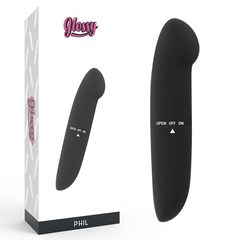 GLOSSY - PHIL BLACK VIBRATOR