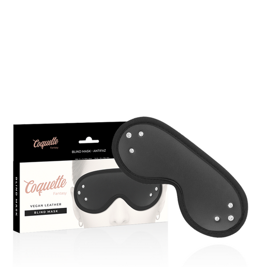 COQUETTE CHIC DESIRE - FANTASY VEGAN LEATHER EYE MASK WITH NEOPRENE LINING