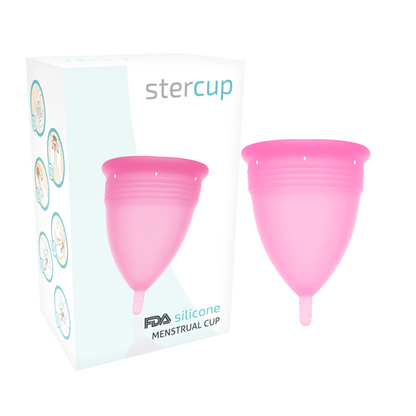 STERCUP - FDA SILICONE PINK MENSTRUAL CUP - SIZE S