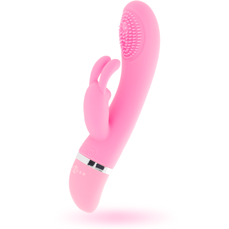 INTENSE - SUSY OSCILLATING VIBRATOR SILICON RABBIT PINK