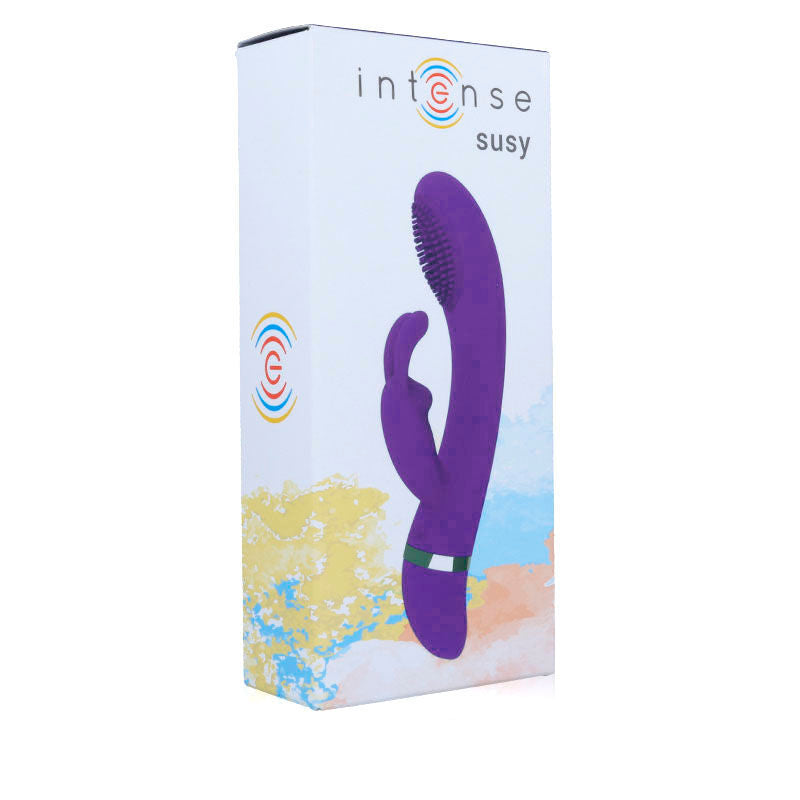 INTENSE - SUSY OSCILLATING VIBRATOR SILICONE RABBIT LILAC