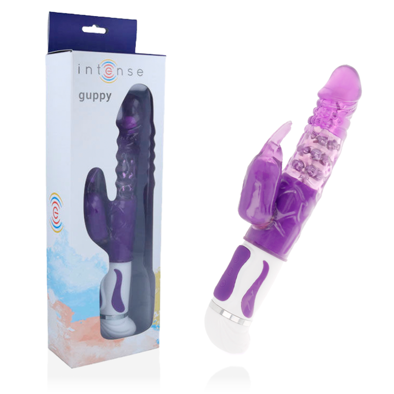 INTENSE - GUPPY VIBRADOR ROTADOR LILA