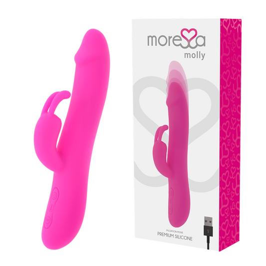 MORESSA - MOLLY UP&amp;DOWN THRUST AND POWERFUL VIBRATION PREMIUM SILICONE RECHARGEABLE