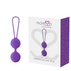 MORESSA - OSIAN THREE ENTRENAMIENTO SUELO PELVICO 85 gr PREMIUM SILICONA LILA