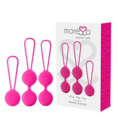 MORESSA - OSIAN SET PREMIUM PINK SILICONE (Osian One - 51 g | Osian Two - 101 g | Osian Three 85 g)