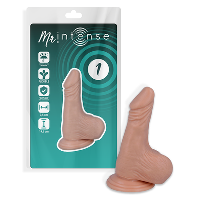 MR INTENSE - 1 REALISTIC PENIS 14.6 CM -OR- 3.5 CM