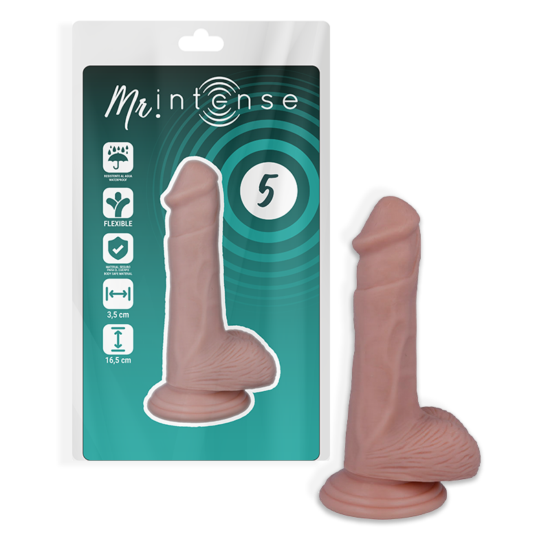 MR INTENSE - 5 REALISTIC PENIS 16.5 CM -OR- 3.5 CM