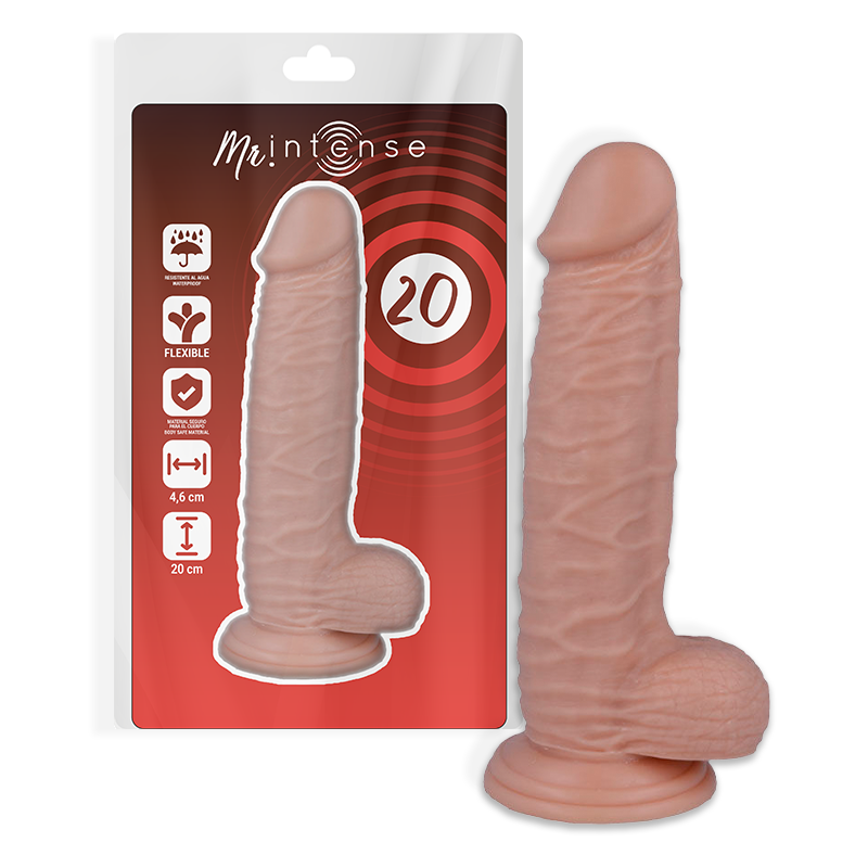 MR INTENSE - 20 REALISTIC PENIS 20 CM -OR- 4.6 CM