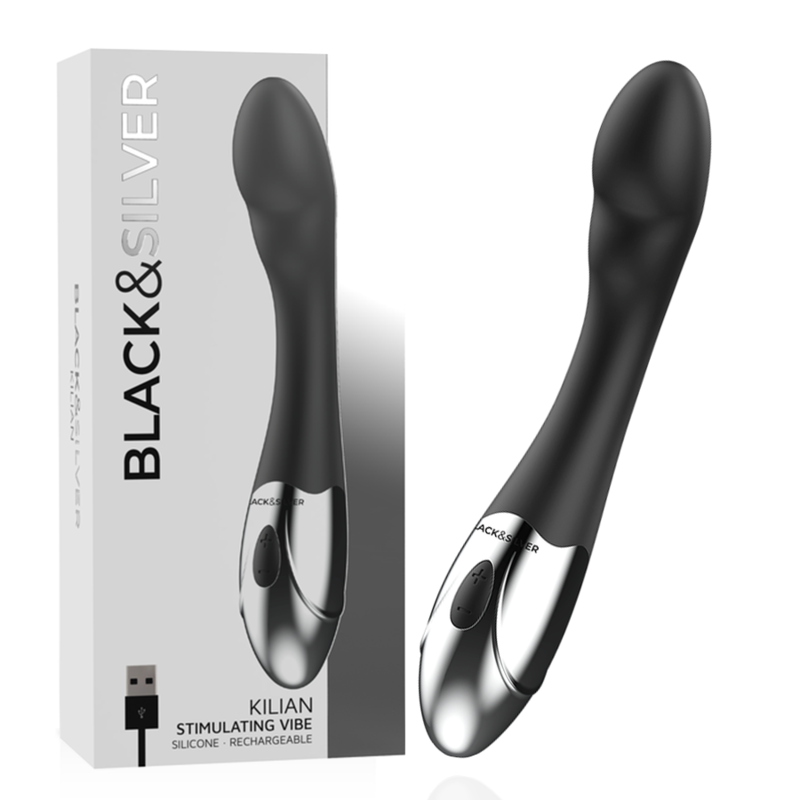 BLACK&amp;SILVER - KILIAN G-SPOT VIBRATOR