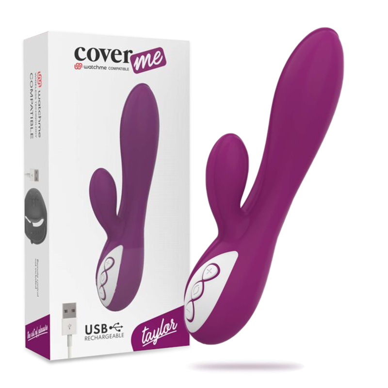 COVERME - TAYLOR VIBRATOR COMPATIBLE WITH WATCHME WIRELESS TECHNOLOGY