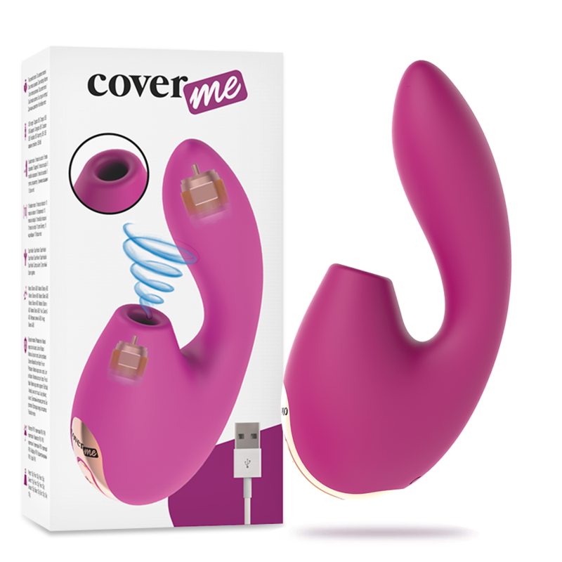 COVERME - CLITORAL SUCCION & VIBRADOR POTENTE G-SPOT RUSH