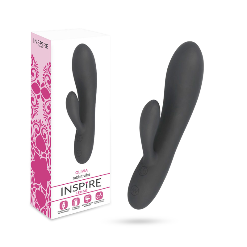 INSPIRE SENSE - OLIVIA BLACK RABBIT VIBRATOR