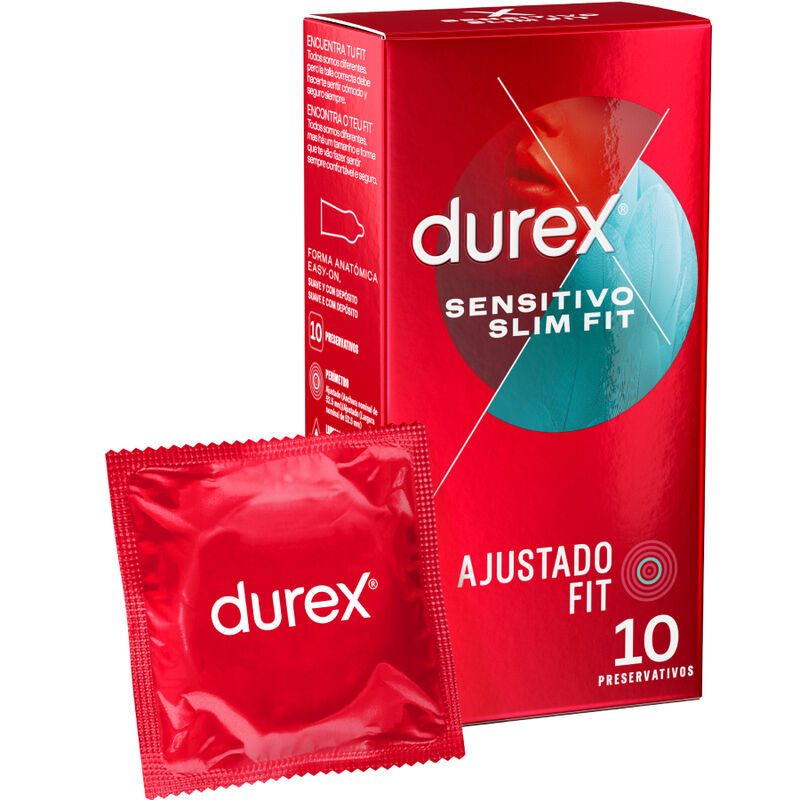 DUREX - SENSITIVE SLIM FIT 10 UNITS