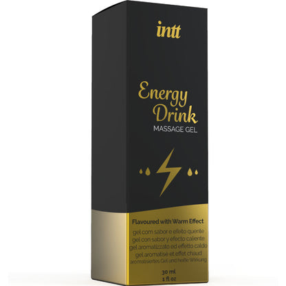 INTT MASSAGE &amp; ORAL SEX - MASSAGE GEL WITH ENERGY DRINK FLAVOR AND HEAT EFFECT