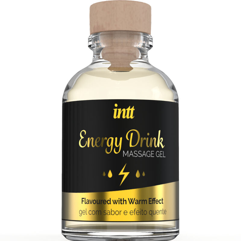 INTT MASSAGE &amp; ORAL SEX - MASSAGE GEL WITH ENERGY DRINK FLAVOR AND HEAT EFFECT