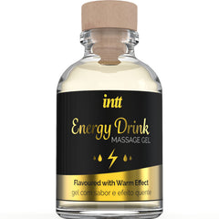 INTT MASSAGE & ORAL SEX - MASSAGE GEL WITH ENERGY DRINK FLAVOR AND HEAT EFFECT