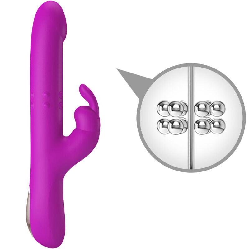 PRETTY LOVE - REESE VIBRATOR WITH ROTATING PURPLE