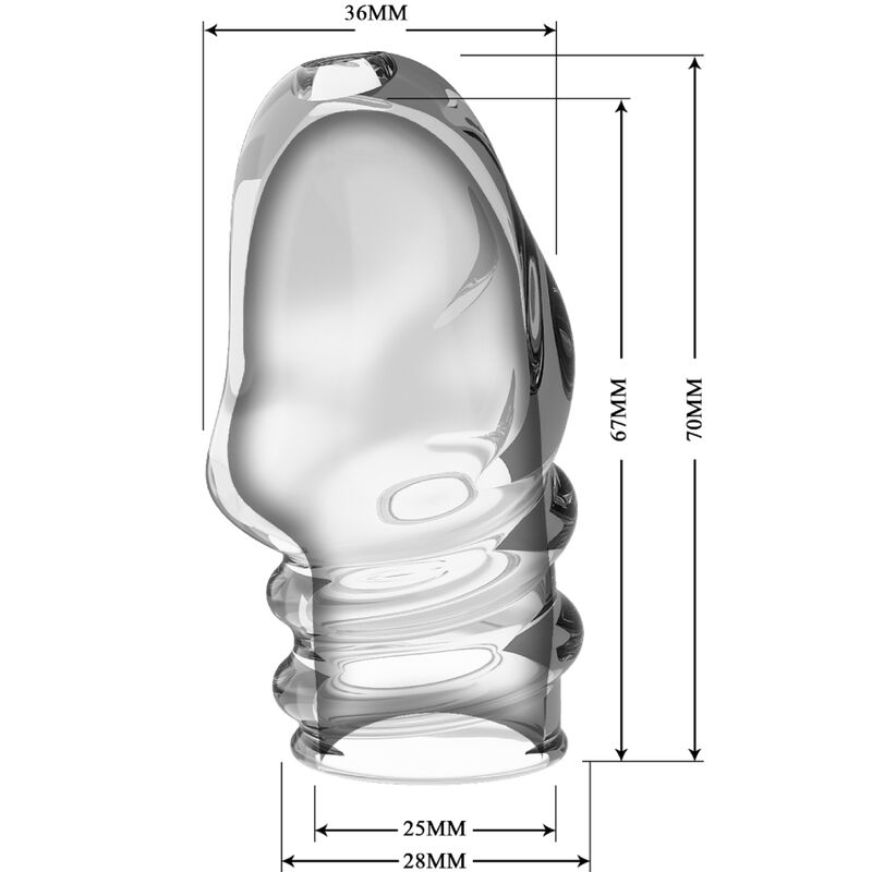 PRETTY LOVE - JEREMY TRANSPARENT PENIS THICKENER