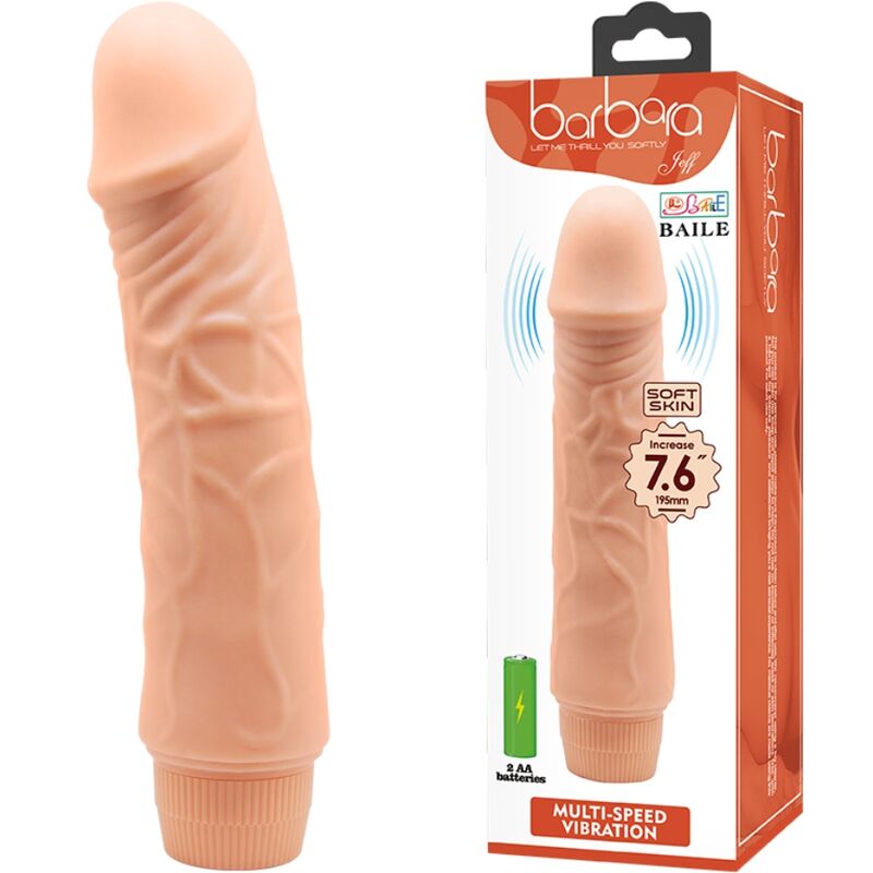 BAILE - BARBARA VIBRADOR REALÍSTICO 20 CM