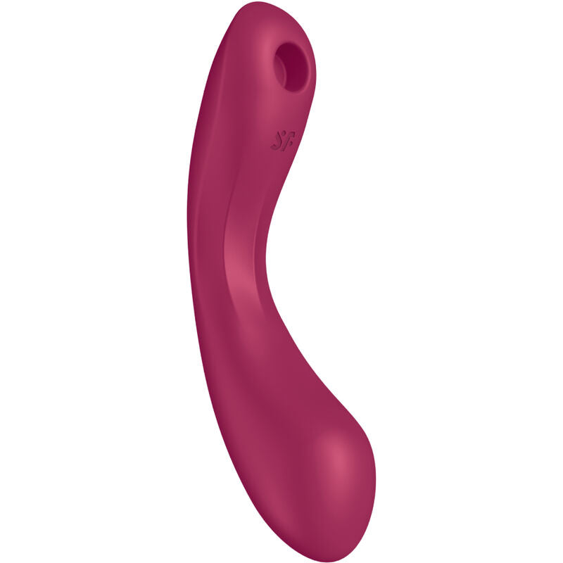 SATISFYER - CURVE TRINITY 1 AIR PULSE VIBRATION ROJO