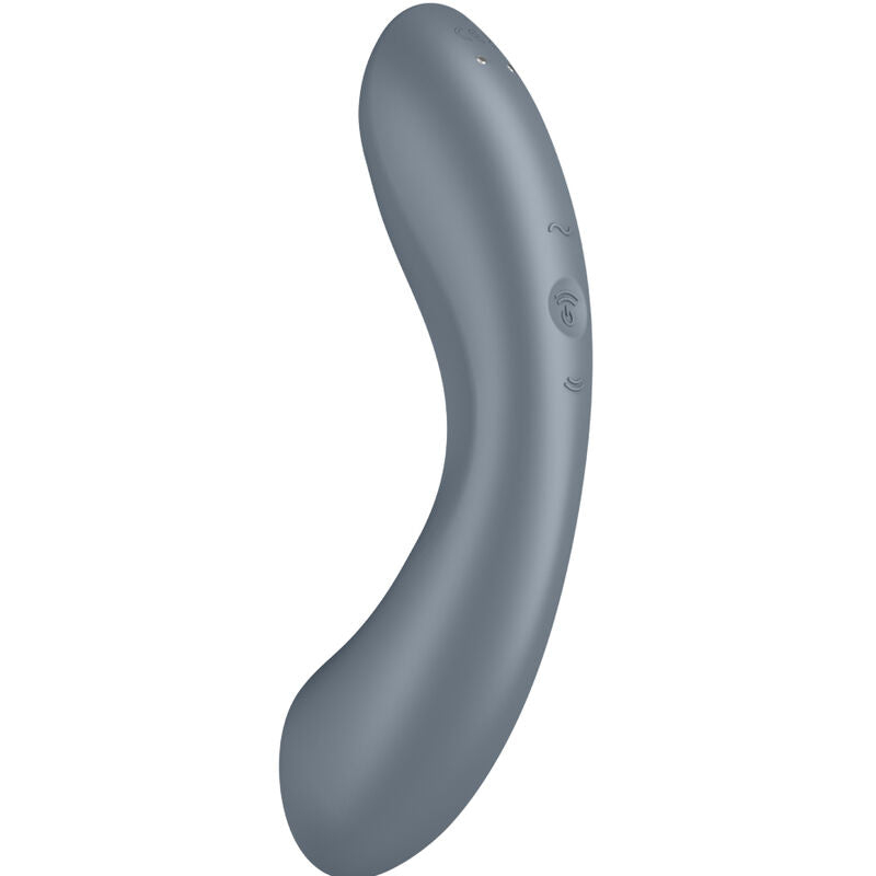 SATISFYER - CURVE TRINITY 1 AIR PULSE VIBRATION ROJO