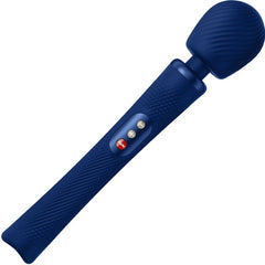 FUN FACTORY - VIM WAND RUMBLE RECHARGEABLE SILICONE VIBRATOR MIDNIGHT BLUE