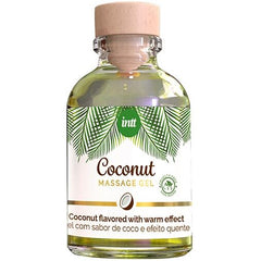 INTT - VEGAN MASSAGE GEL WITH COCONUT FLAVOR AND HEAT EFFECT