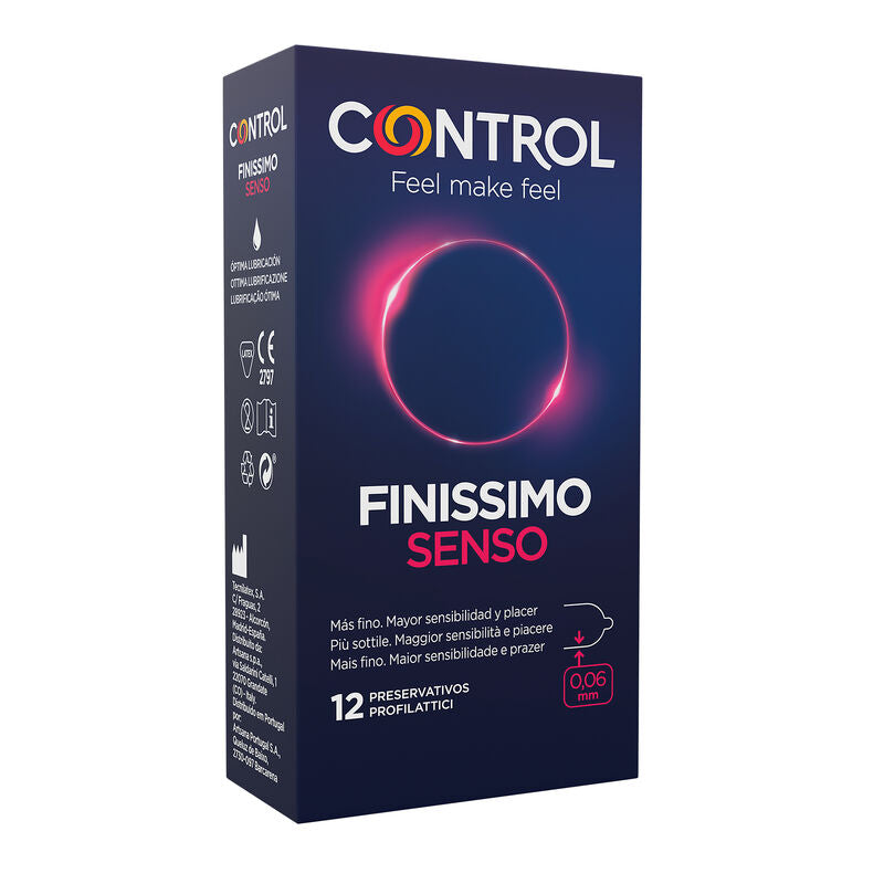 CONTROL - ADAPTA SENSO PRESERVATIVOS 12 UNIDADES