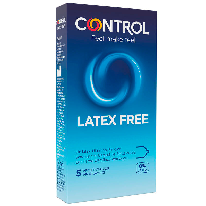 CONTROL - FREE LATEX FREE CONDOMS 5 UNITS