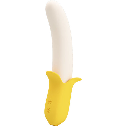 PRETTY LOVE - BANANA GEEK SUPER POWER 7 VIBRATIONS UP&amp;DOWN SILICONE BLACK