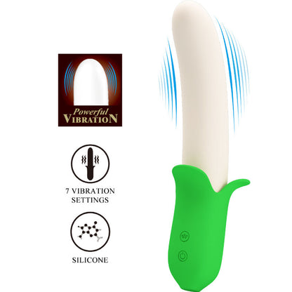 PRETTY LOVE - BANANA KNIGHT SUPER POWER 7 VIBRATIONS SILICONE