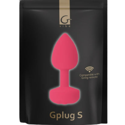 G-VIBE - FUNTOYS GPLUG ANAL VIBRATOR RECHARGEABLE LARGE NEON PINK 3.9CM