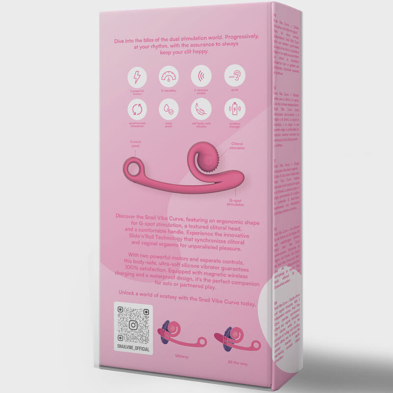 SNAIL VIBE - CURVE VIBRATOR PINK