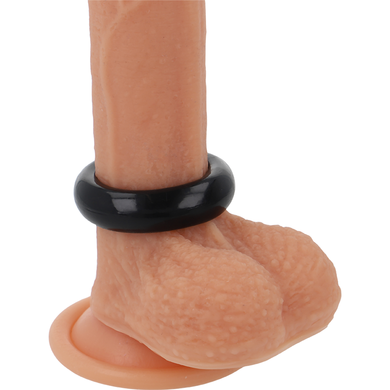 POWERING - SUPER FLEXIBLE Y RESISTENTE ANILLO PENE  3.8CM PR04 NEGRO