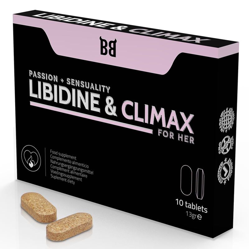 BLACK BULL - LIBIDINE &amp; CLIMAX LIBIDO ENHANCER FOR WOMEN 10 CAPSULES