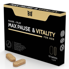 BLACK BULL - MAX PAUSE & VITALITY DELAY FOR MEN 10 CAPSULES