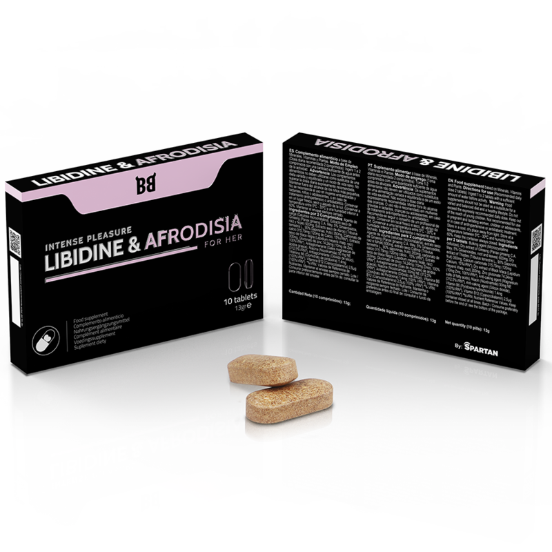 BLACK BULL - LIBIDINE &amp; APHRODISIA INTENSE PLEASURE FOR WOMEN 10 CAPSULES