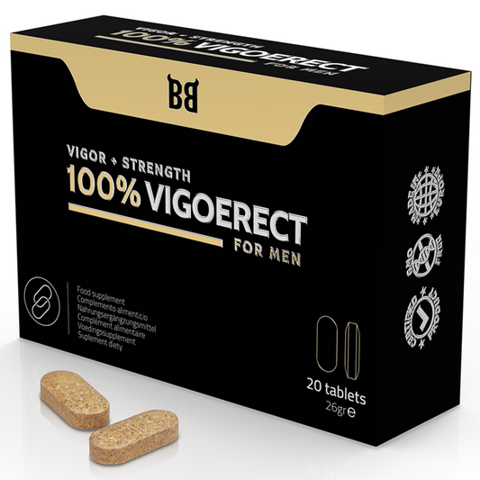 BLACK BULL - 100% VIGOERECT ENHANCER FOR MEN 20 CAPSULES